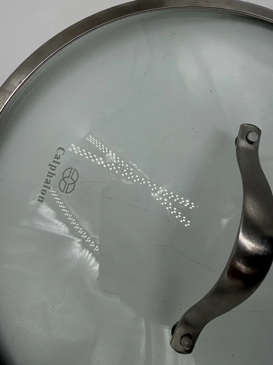 Calphalon Replacement Tempered Glass Lid Cover 12" ID 13.25" - Picture 3 of 4